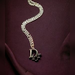 Pendant on a stainless steel necklace